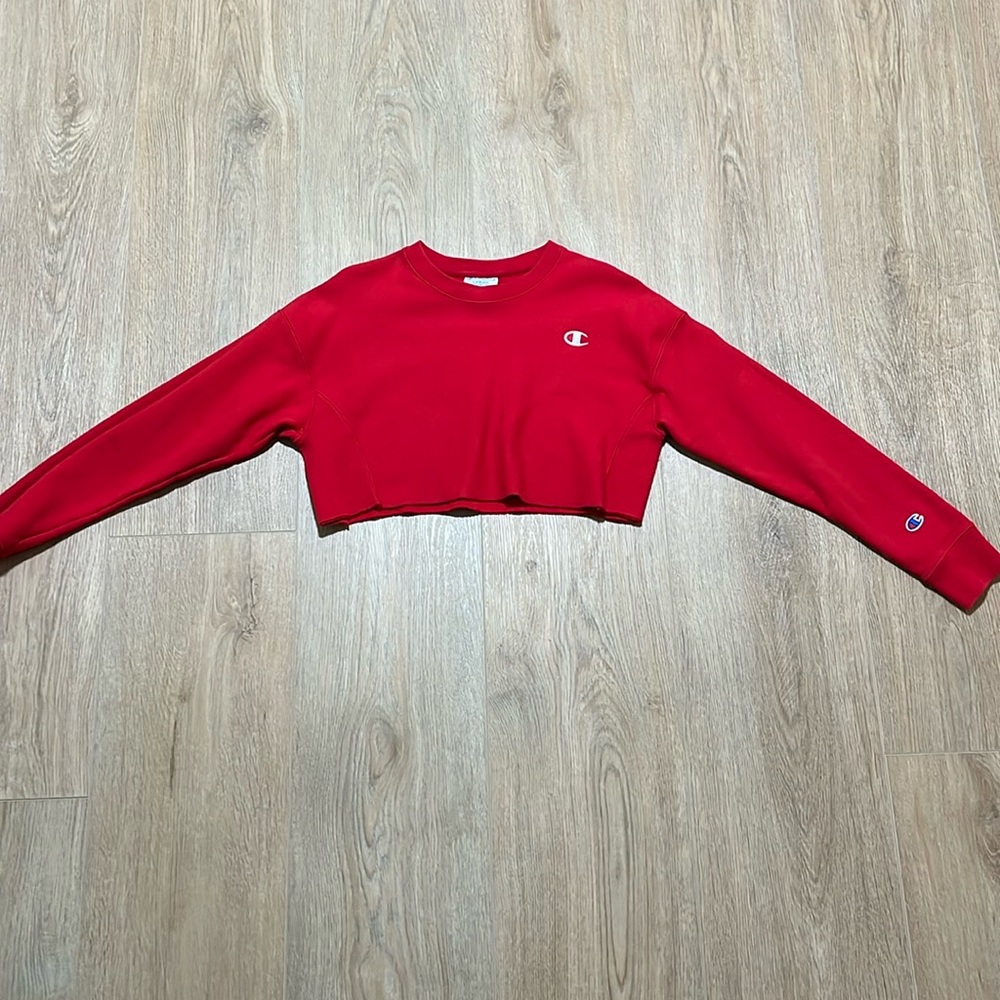 Cropped champion sweatshirt